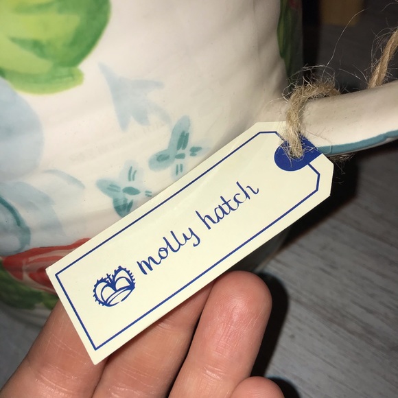 Floral Glass Pitcher - Picture 2 of 4